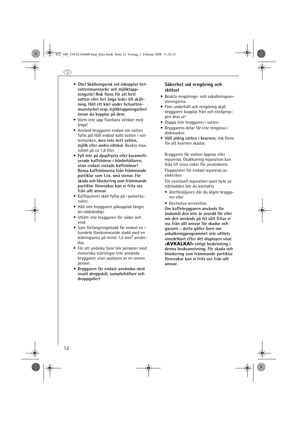 Electrolux ECG6600 User Manual | Page 12 / 616