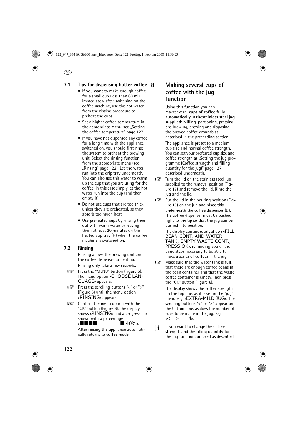 Electrolux ECG6600 User Manual | Page 122 / 616