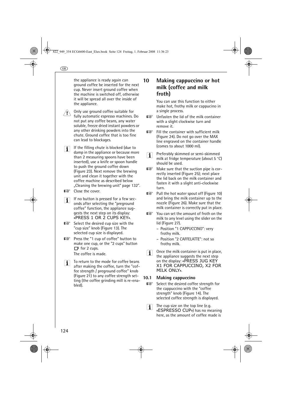 Electrolux ECG6600 User Manual | Page 124 / 616