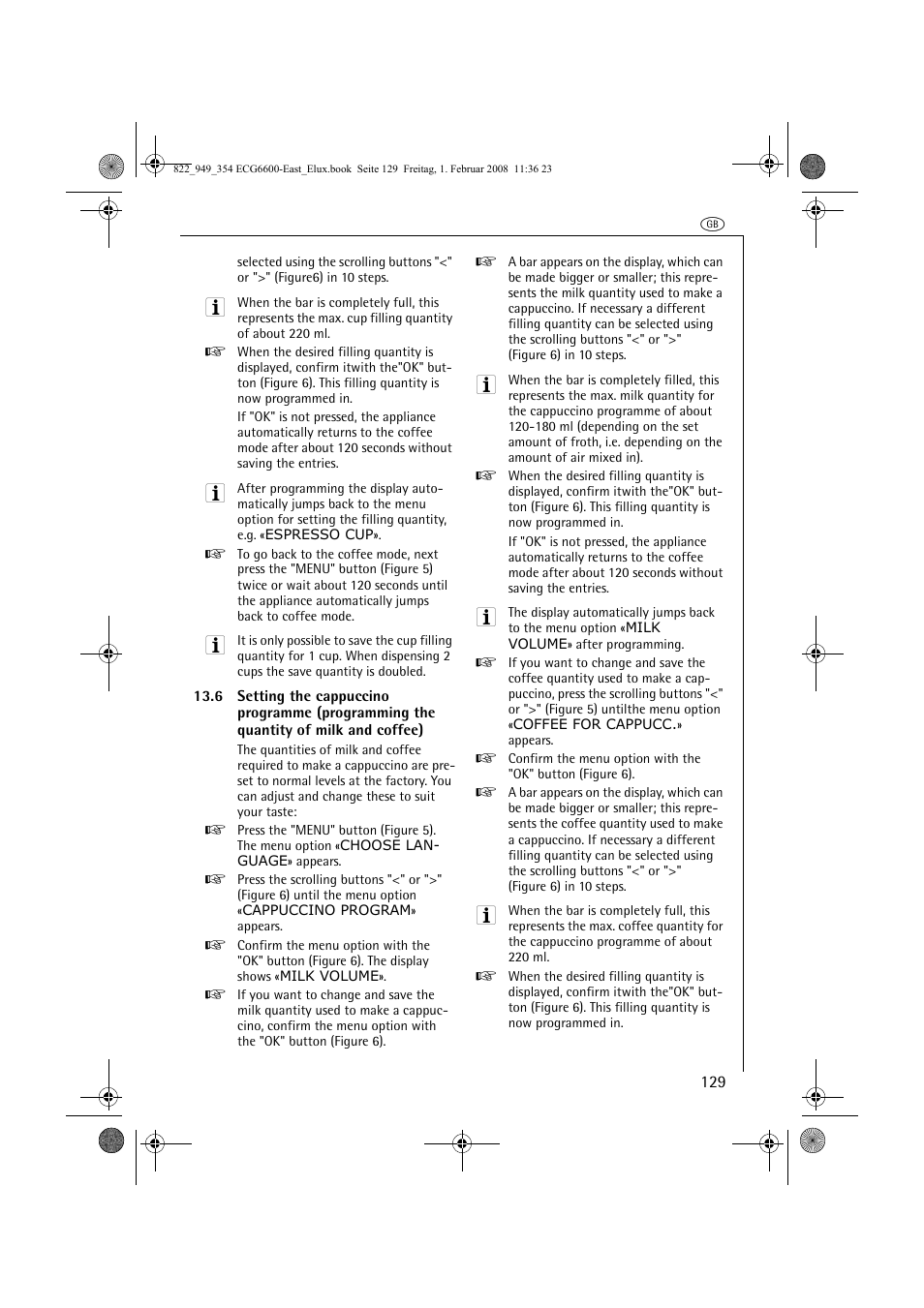 Electrolux ECG6600 User Manual | Page 129 / 616