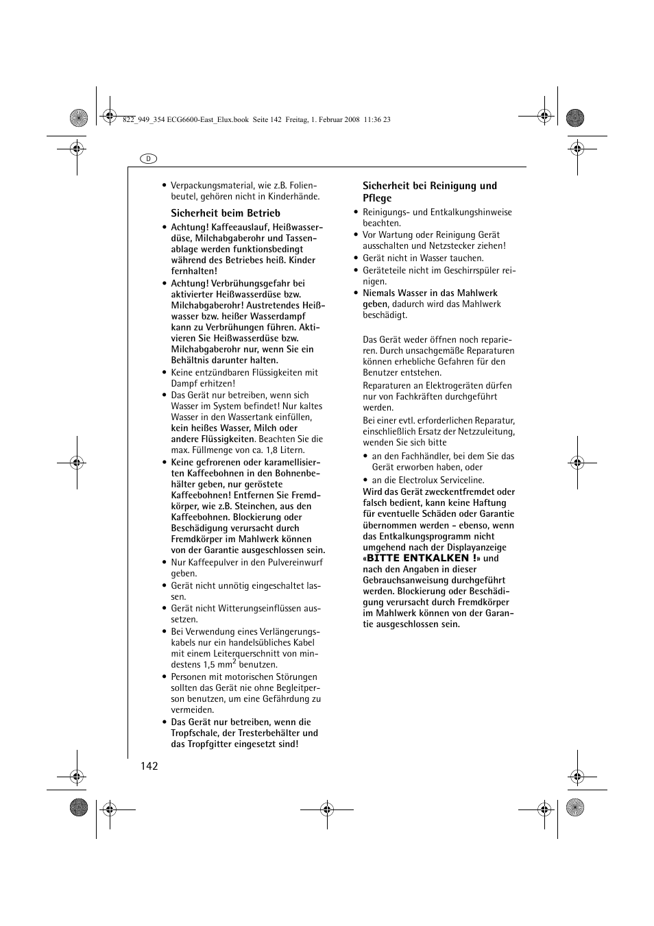 Electrolux ECG6600 User Manual | Page 142 / 616