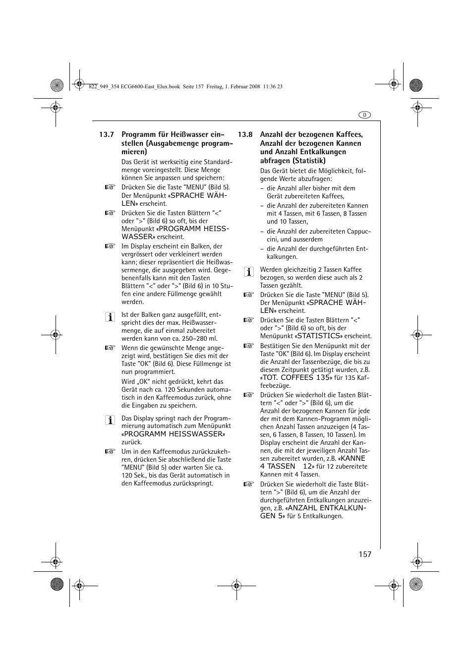 Electrolux ECG6600 User Manual | Page 157 / 616