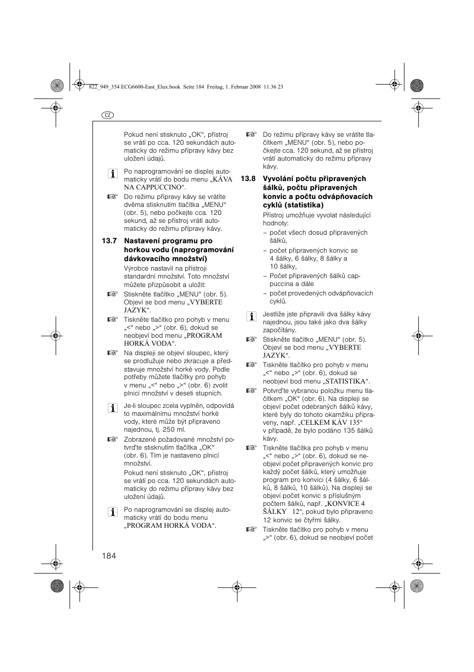 Electrolux ECG6600 User Manual | Page 184 / 616