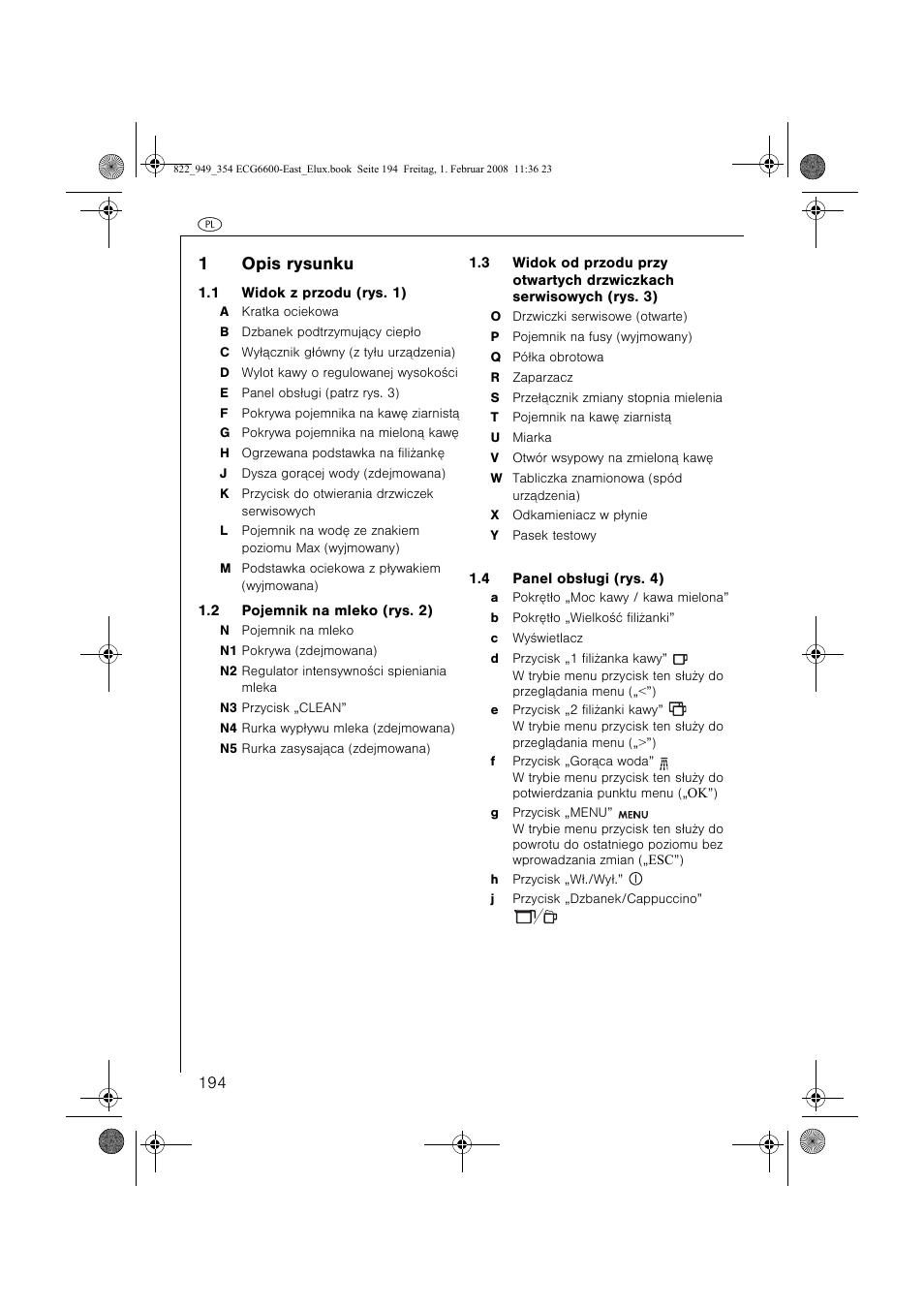 1opis rysunku | Electrolux ECG6600 User Manual | Page 194 / 616