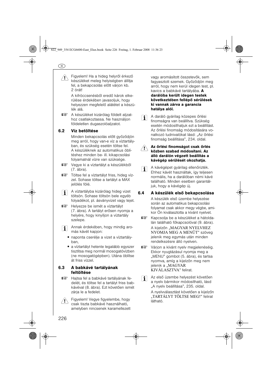 Electrolux ECG6600 User Manual | Page 226 / 616