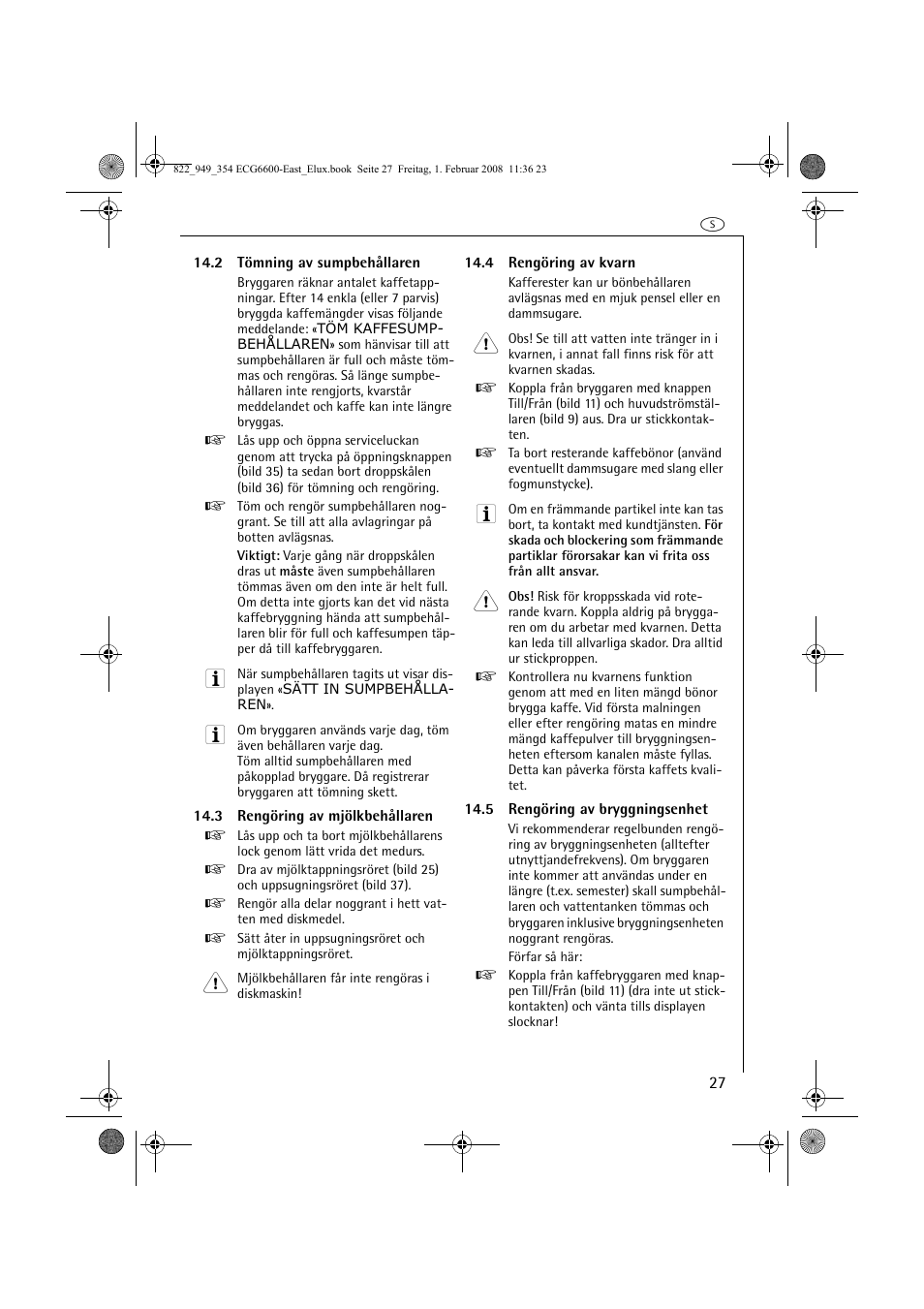 Electrolux ECG6600 User Manual | Page 27 / 616