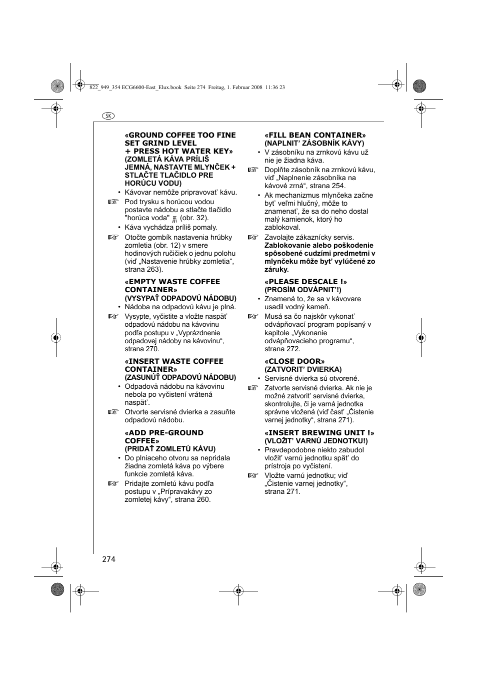 Electrolux ECG6600 User Manual | Page 274 / 616