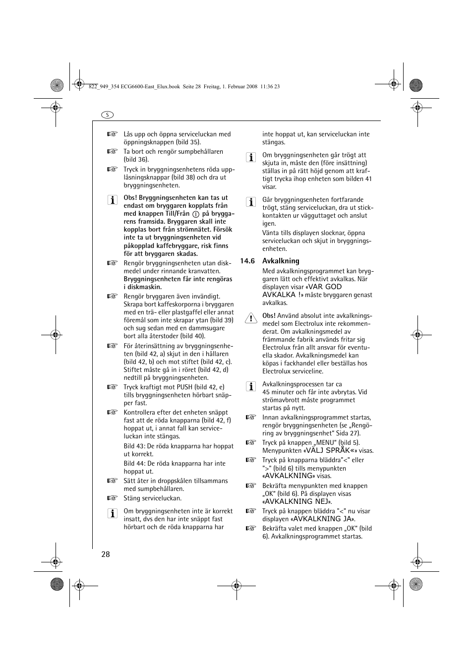 Electrolux ECG6600 User Manual | Page 28 / 616