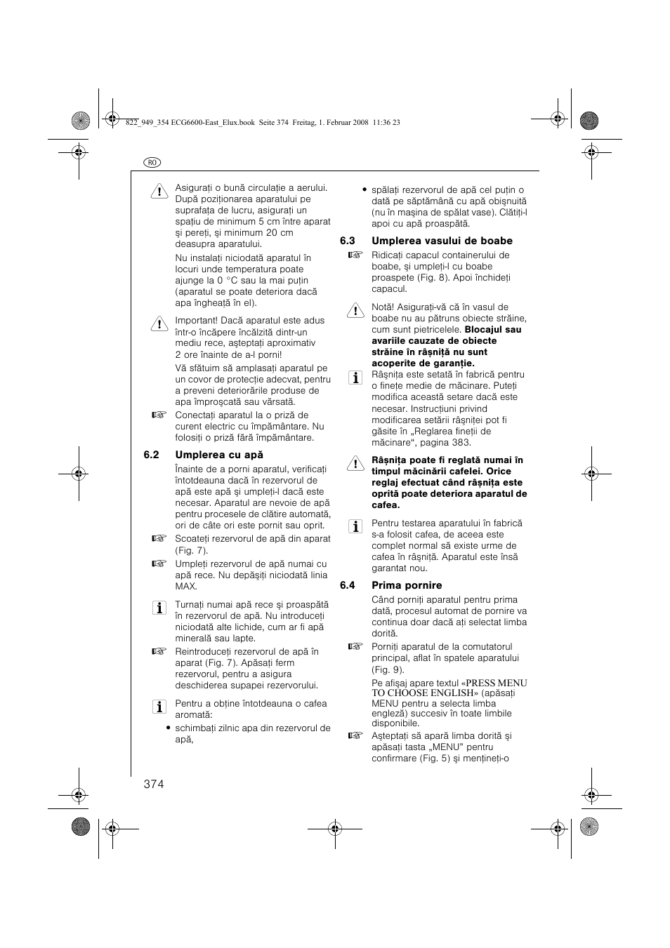 Electrolux ECG6600 User Manual | Page 374 / 616