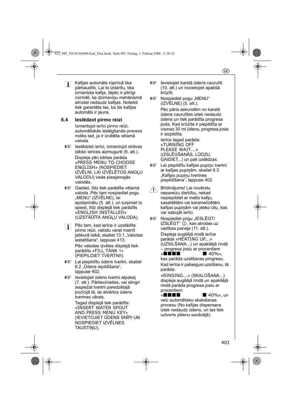 Electrolux ECG6600 User Manual | Page 403 / 616