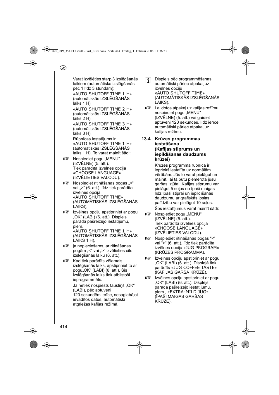 Electrolux ECG6600 User Manual | Page 414 / 616