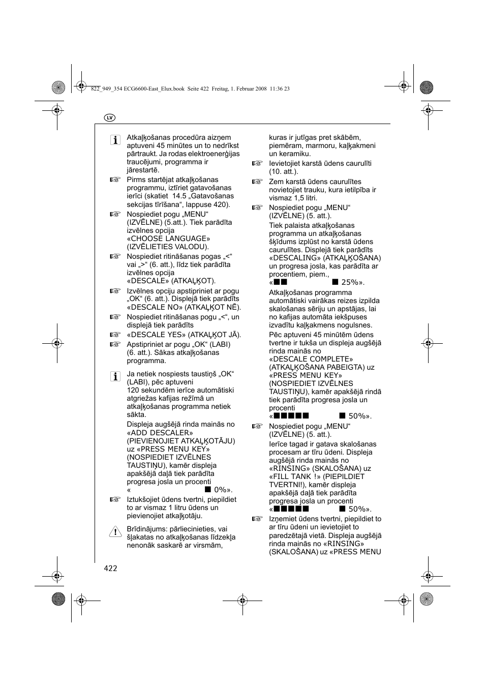 Electrolux ECG6600 User Manual | Page 422 / 616