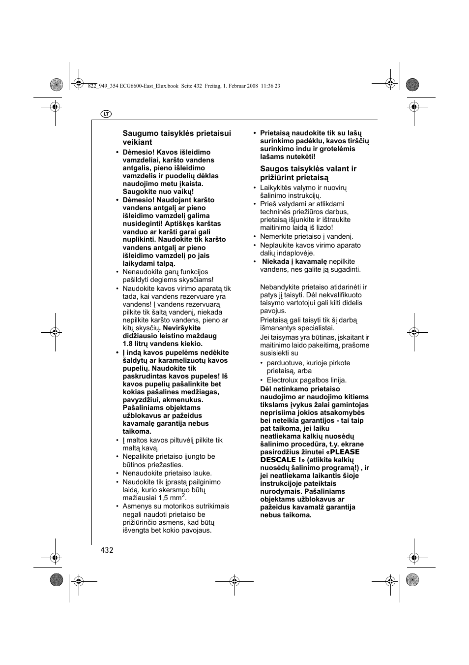 Electrolux ECG6600 User Manual | Page 432 / 616