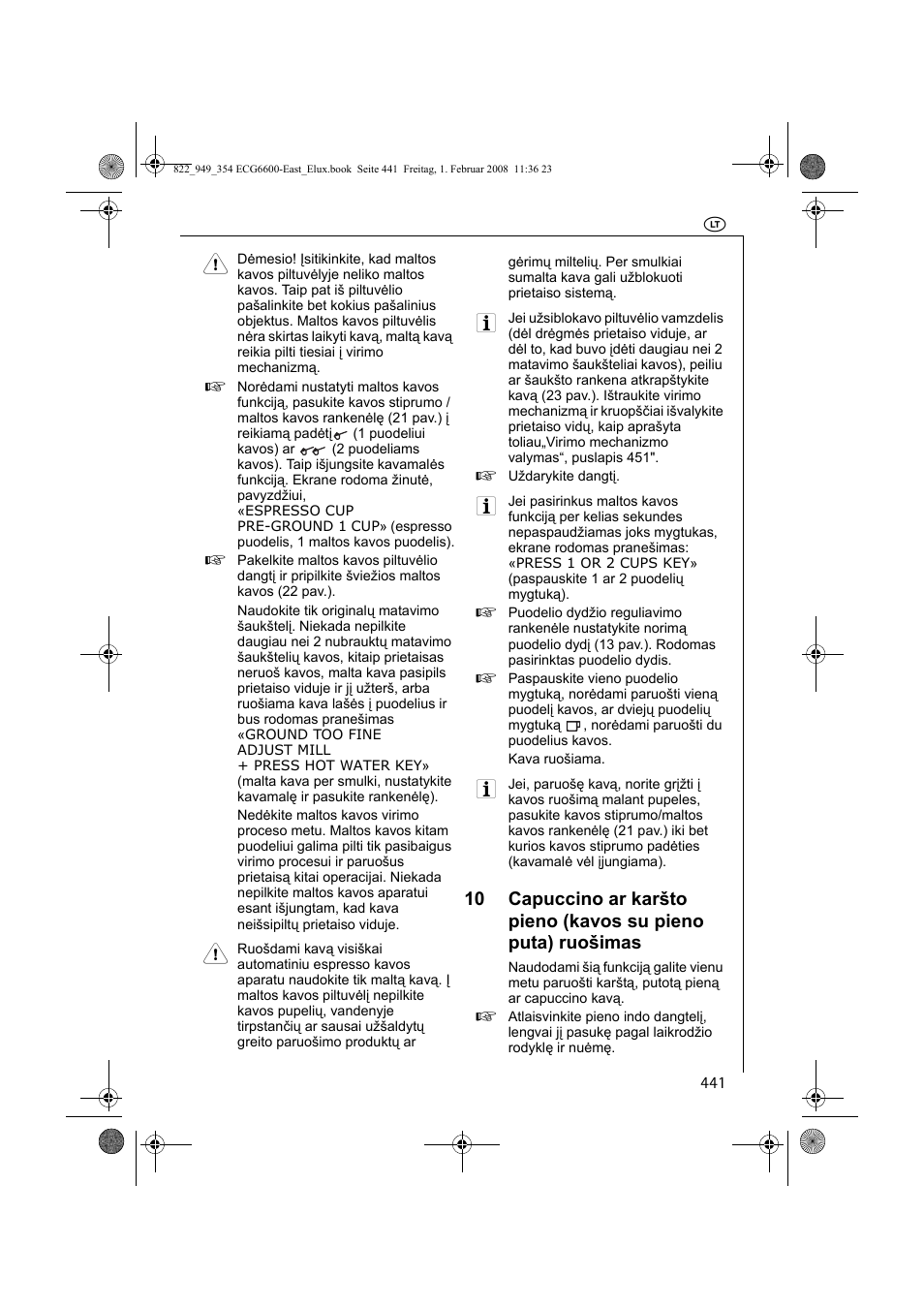 Electrolux ECG6600 User Manual | Page 441 / 616