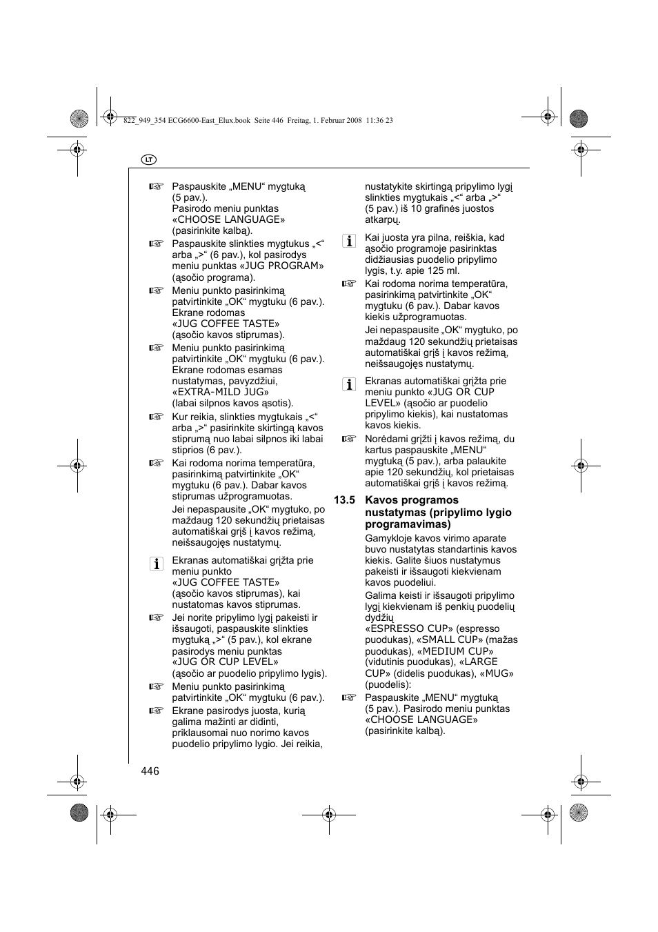 Electrolux ECG6600 User Manual | Page 446 / 616