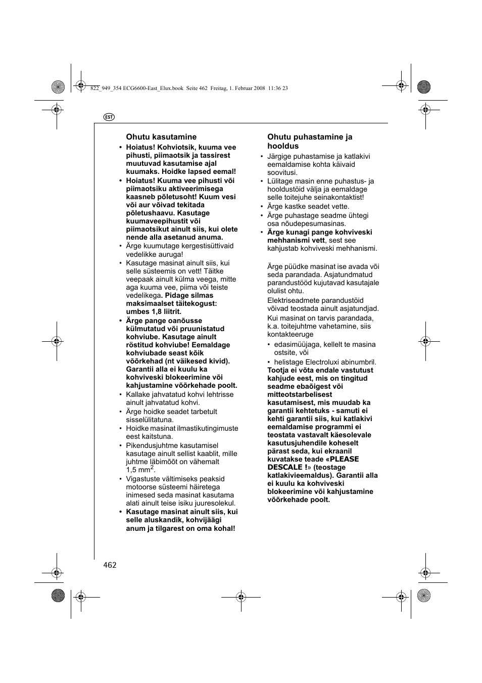 Electrolux ECG6600 User Manual | Page 462 / 616