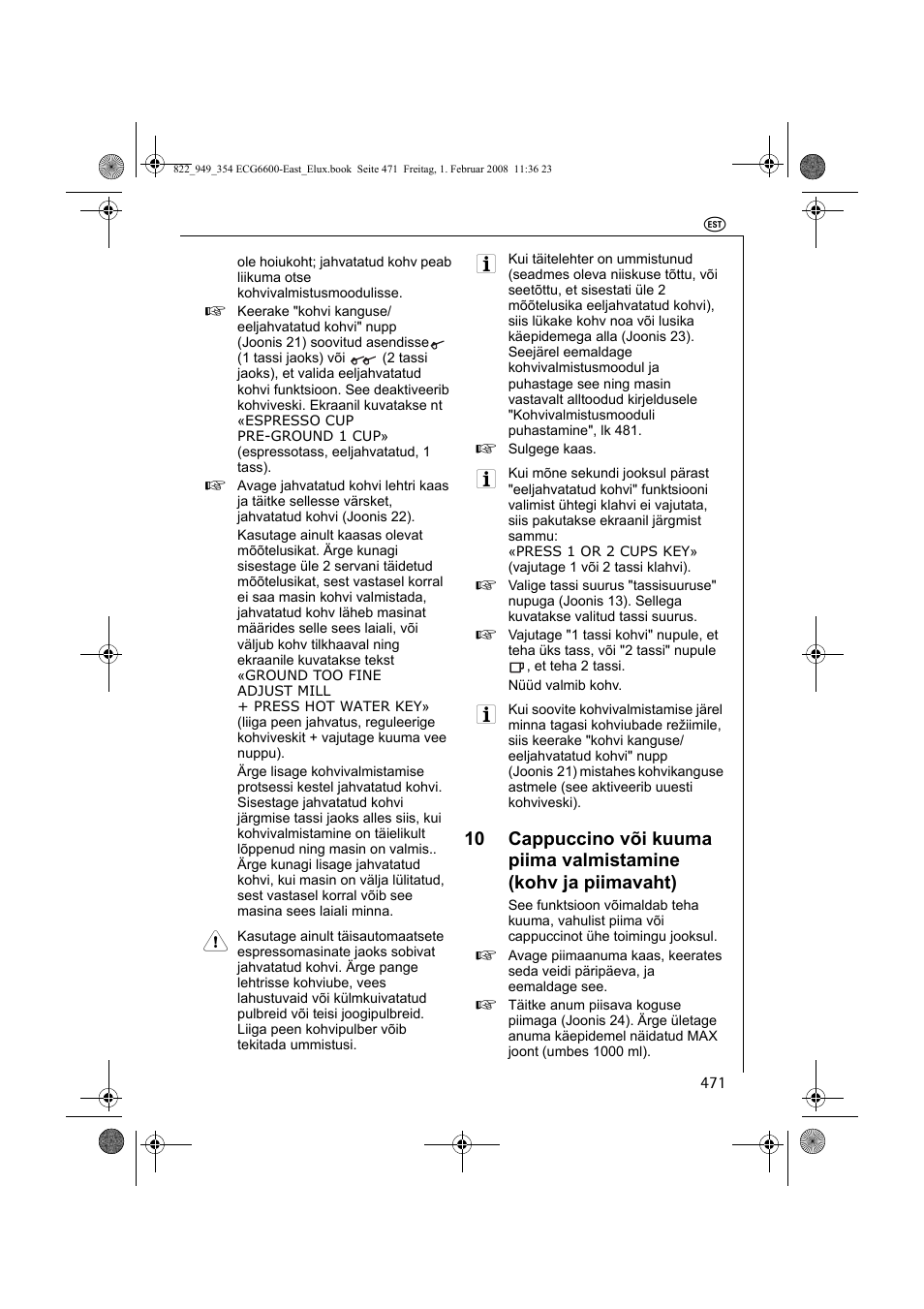 Electrolux ECG6600 User Manual | Page 471 / 616