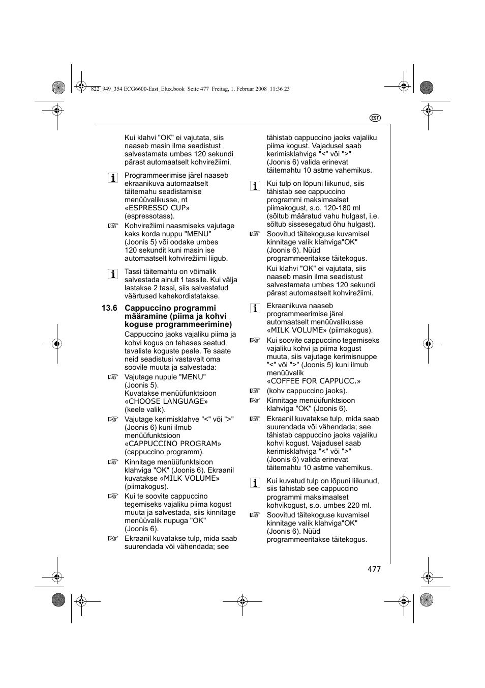 Electrolux ECG6600 User Manual | Page 477 / 616