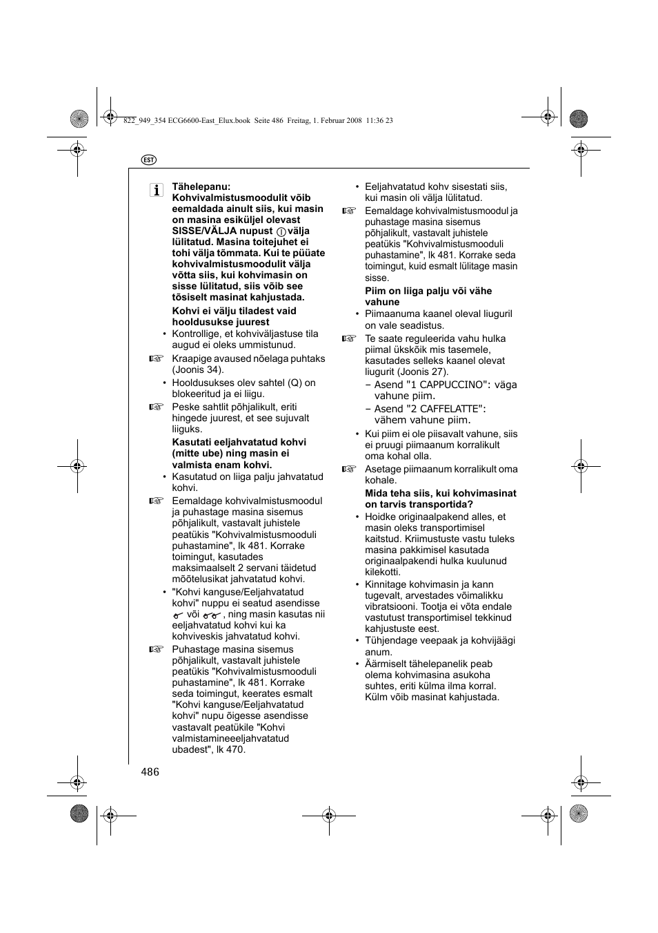 Electrolux ECG6600 User Manual | Page 486 / 616