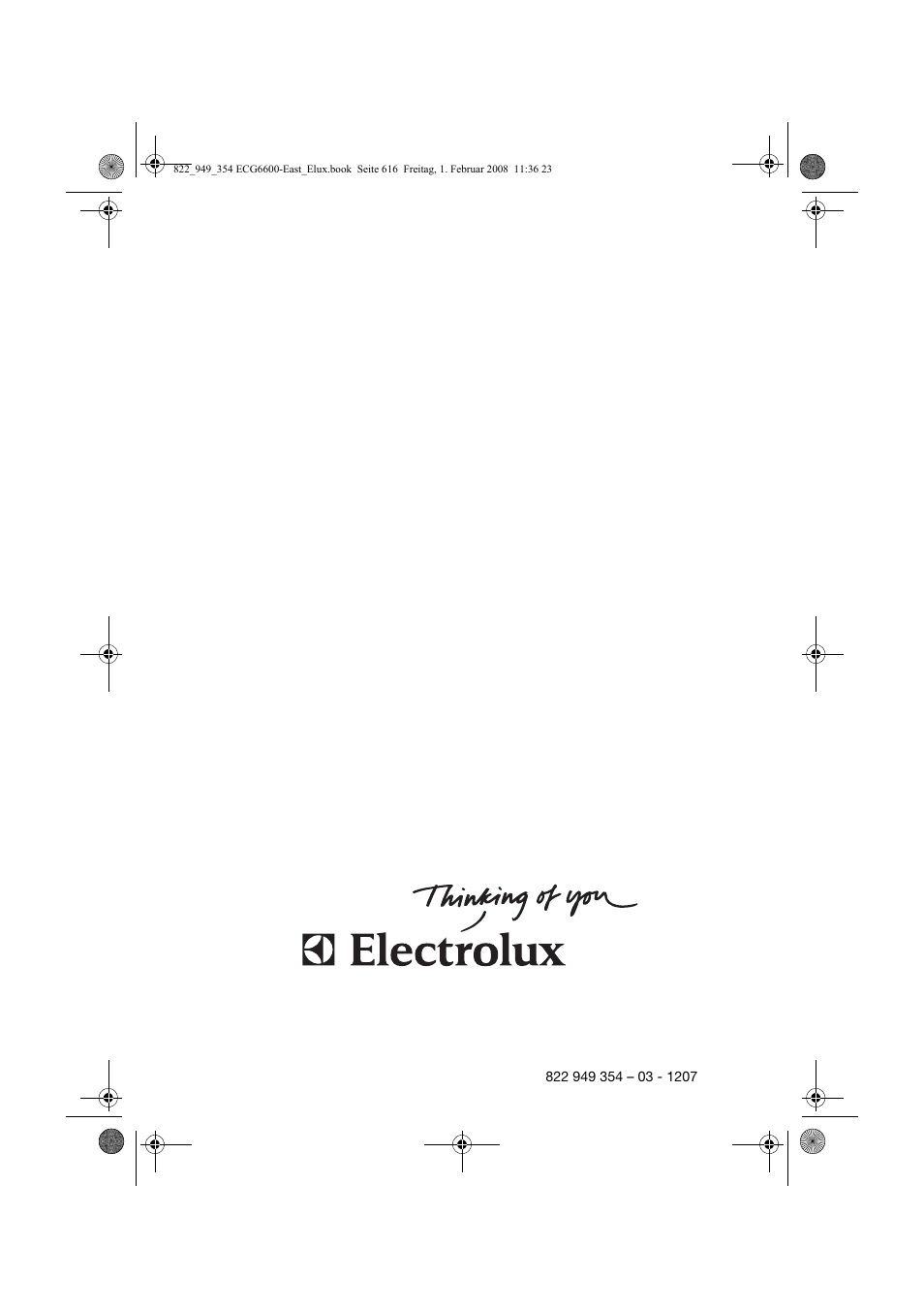 Electrolux ECG6600 User Manual | Page 616 / 616