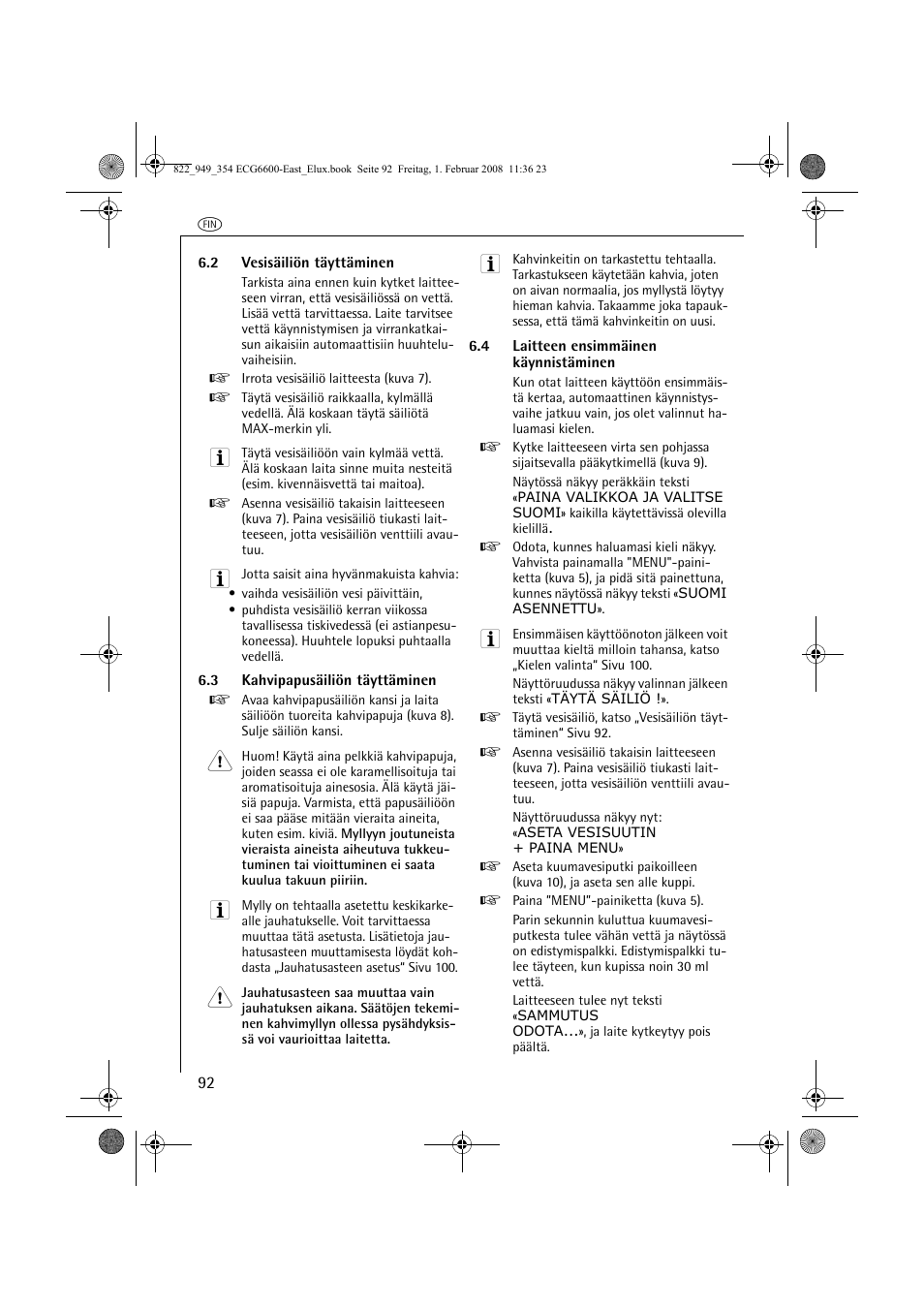 Electrolux ECG6600 User Manual | Page 92 / 616