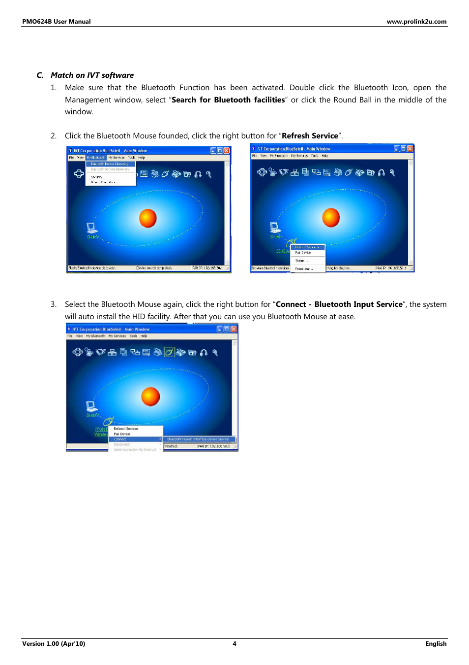 PROLiNK PMO624B User Manual | Page 4 / 5