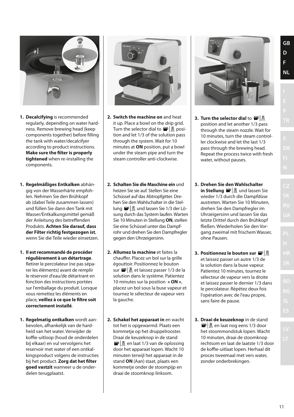 Electrolux EEA110 User Manual | Page 11 / 88