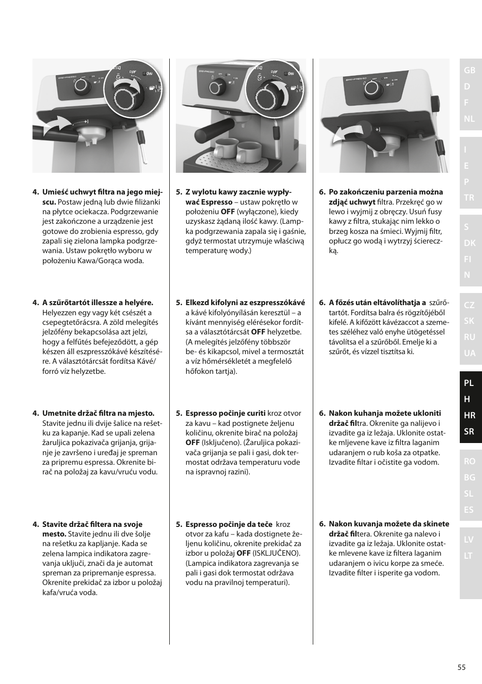 Electrolux EEA110 User Manual | Page 55 / 88