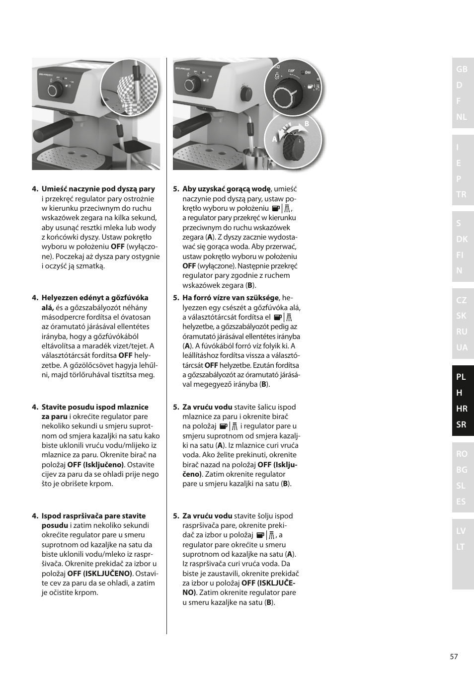 Electrolux EEA110 User Manual | Page 57 / 88