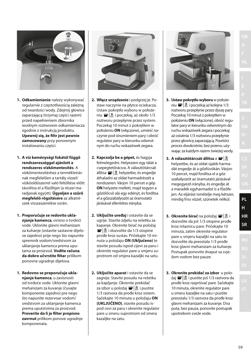 Electrolux EEA110 User Manual | Page 59 / 88