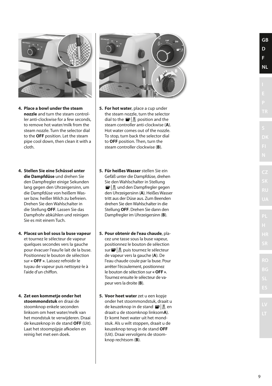 Electrolux EEA110 User Manual | Page 9 / 88