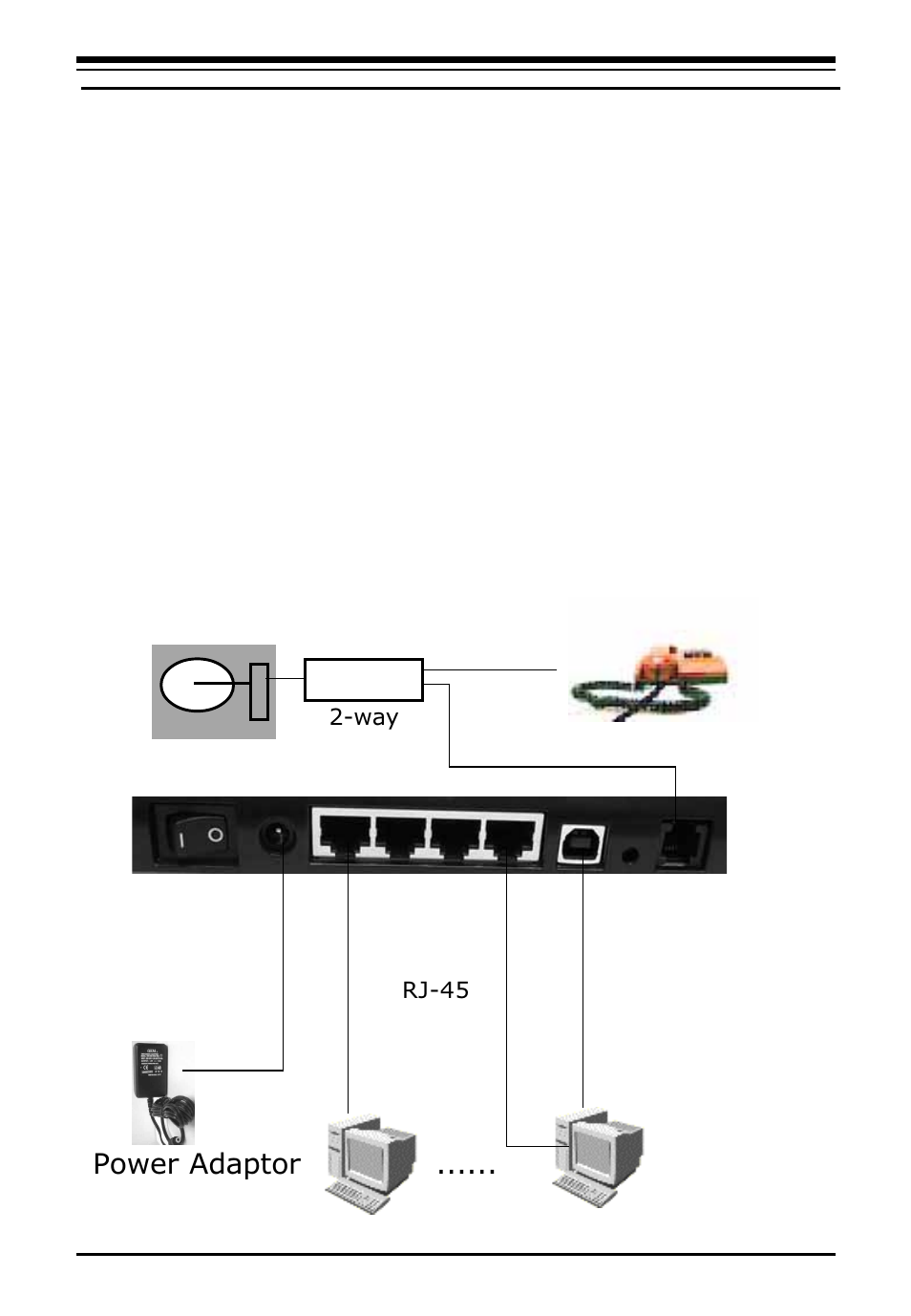 Power adaptor | PROLiNK Hurricane 9000P User Manual | Page 8 / 36