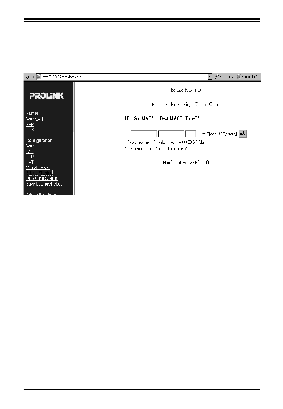PROLiNK Hurricane 9000 User Manual | Page 22 / 36