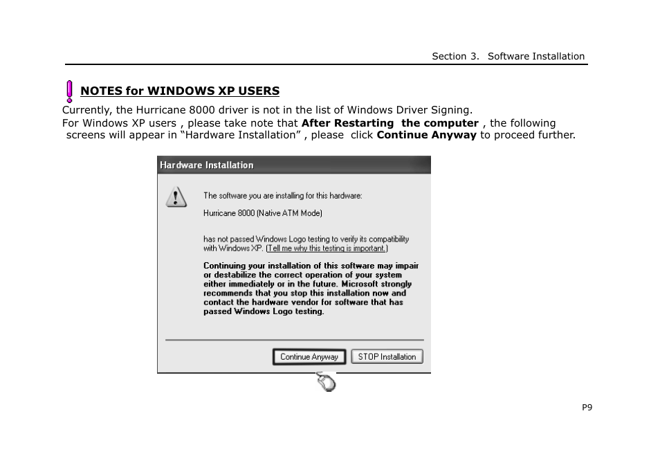 PROLiNK HURRICANE 8000 ADSL MODEM User Manual | Page 12 / 30