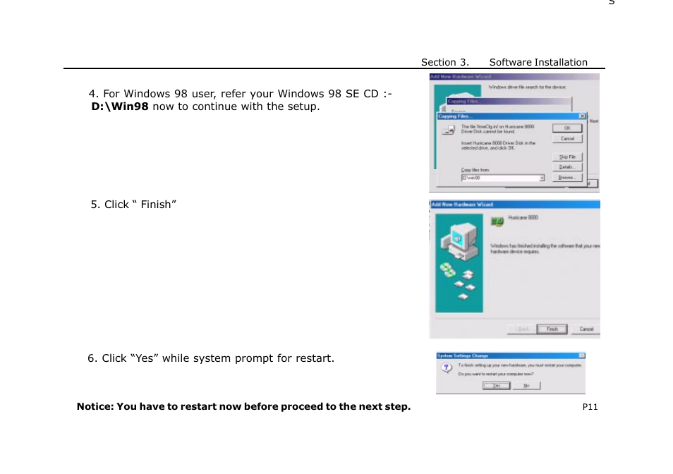 PROLiNK HURRICANE 8000 ADSL MODEM User Manual | Page 14 / 30