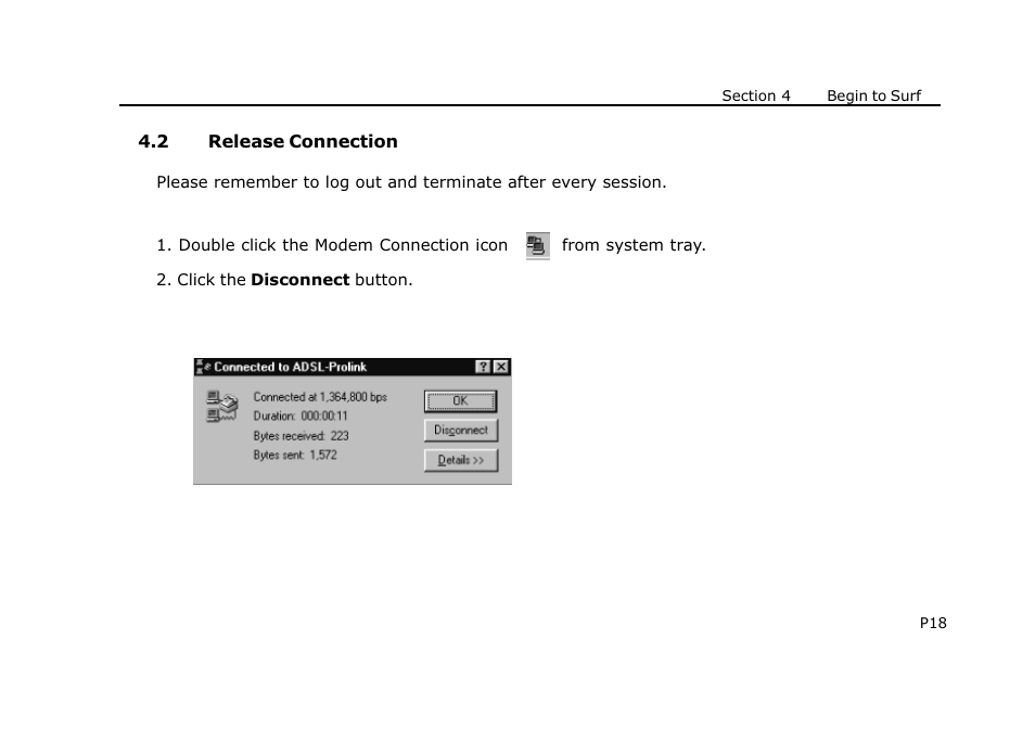 PROLiNK HURRICANE 8000 ADSL MODEM User Manual | Page 21 / 30