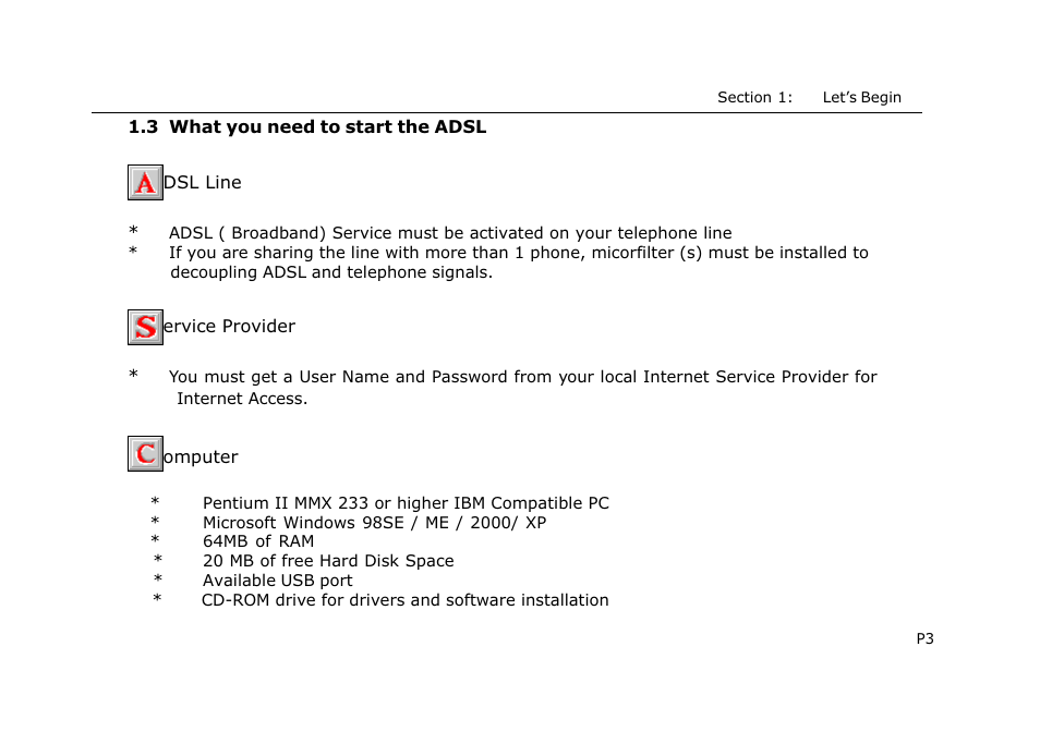 PROLiNK HURRICANE 8000 ADSL MODEM User Manual | Page 6 / 30