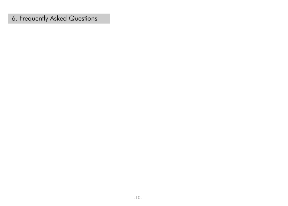 Frequently asked questions | PROLiNK Hurricane 7000 User Manual | Page 12 / 21