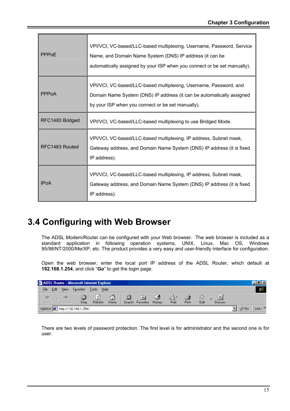 4 configuring with web browser | PROLiNK Hurricane 9000G User Manual | Page 19 / 62