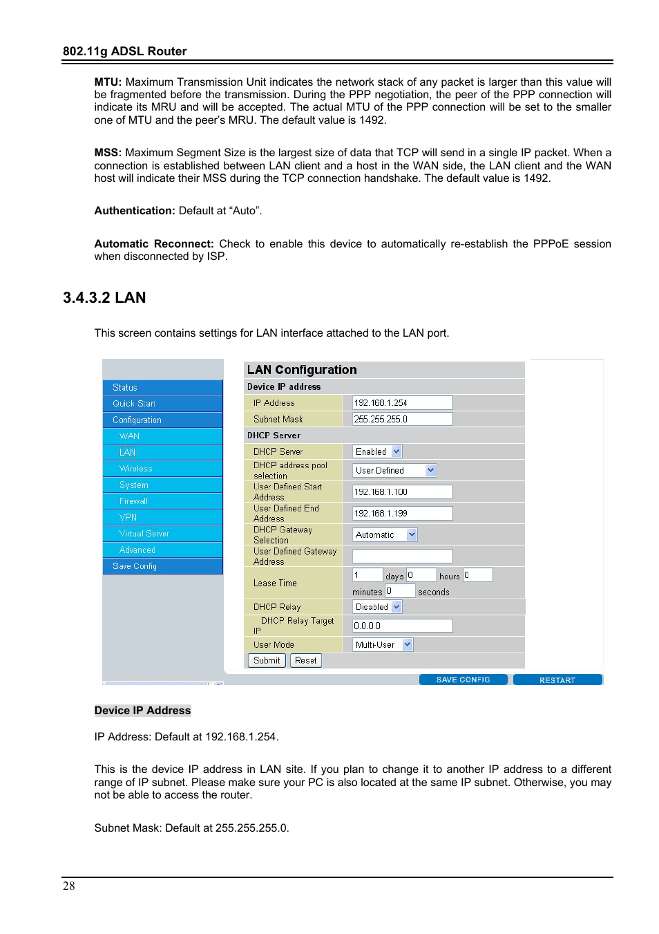 2 lan | PROLiNK Hurricane 9000G User Manual | Page 32 / 62