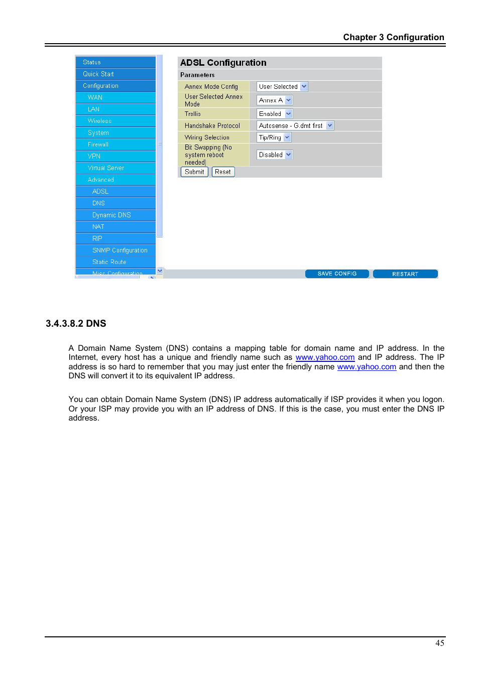 2 dns | PROLiNK Hurricane 9000G User Manual | Page 49 / 62