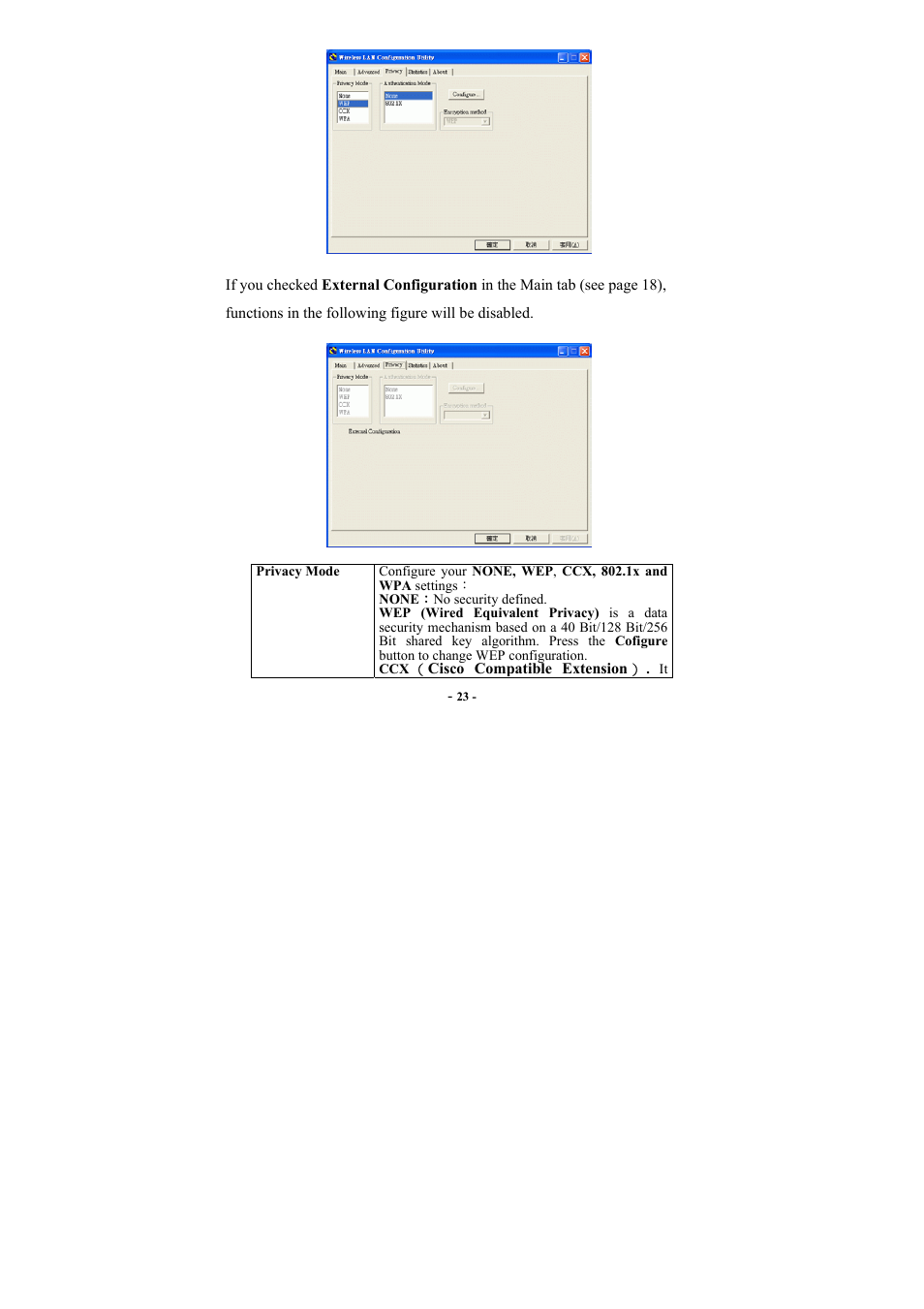 PROLiNK WG3000 Wireless LAN Card 802.11g User Manual | Page 27 / 36