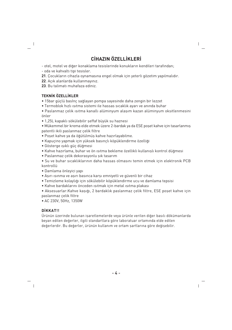 SINBO SCM 2926 User Manual | Page 5 / 69