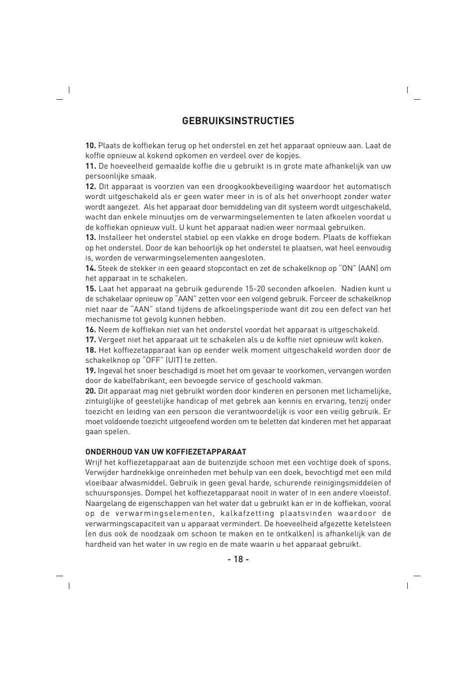 SINBO SCM 2922 User Manual | Page 19 / 44