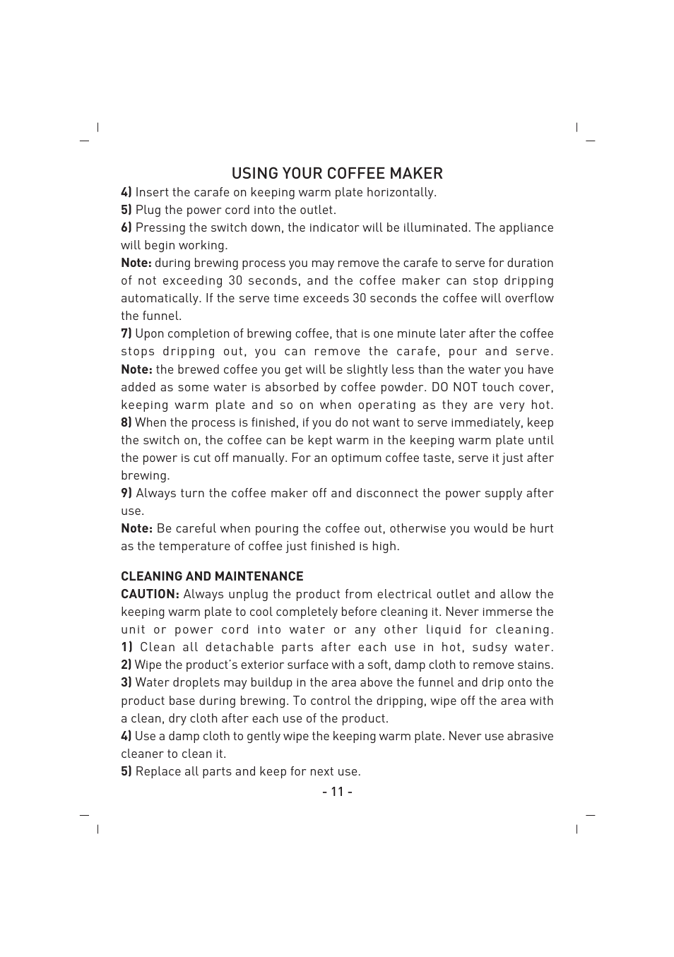 SINBO SCM 2917 User Manual | Page 12 / 51
