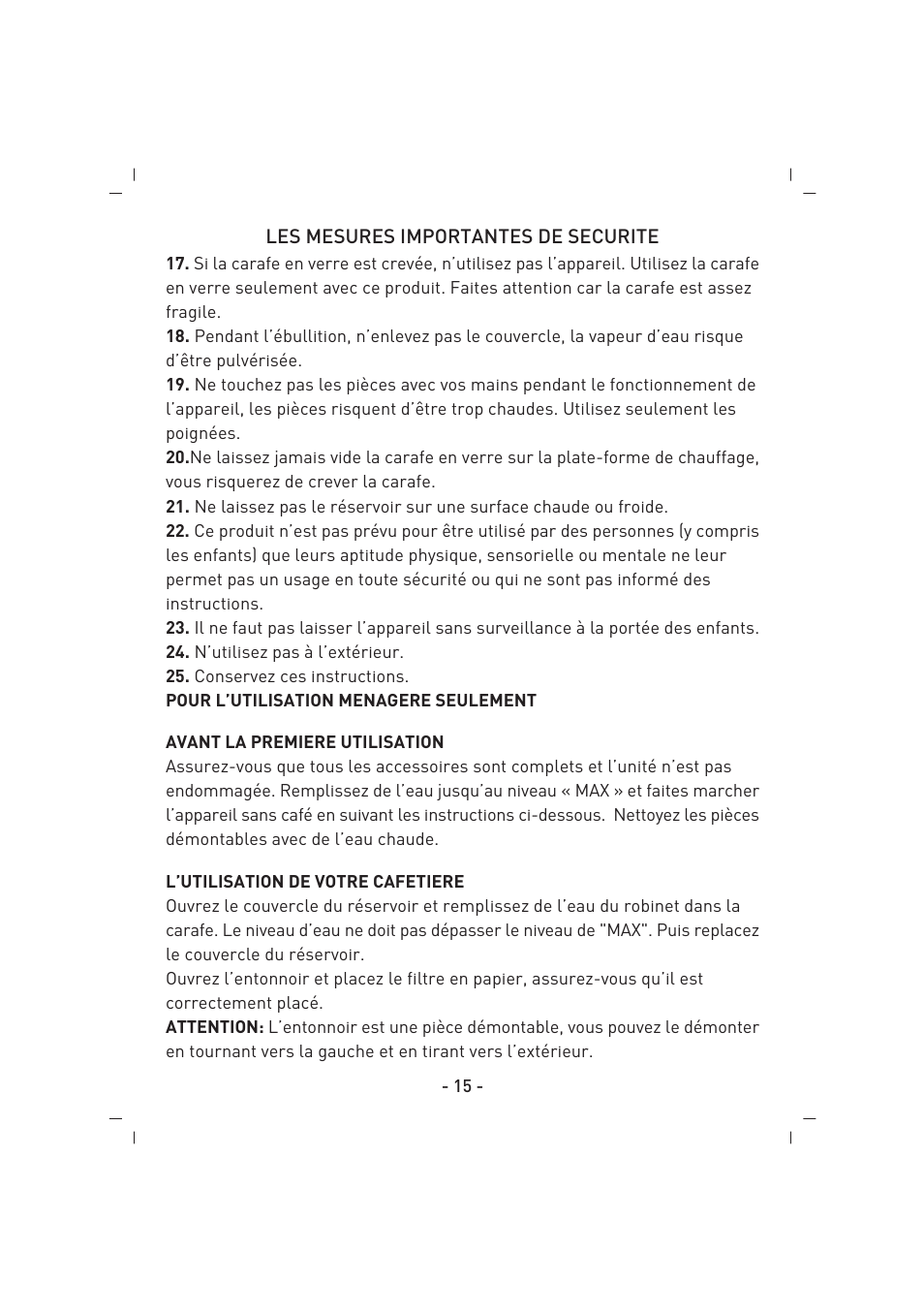 SINBO SCM 2917 User Manual | Page 16 / 51