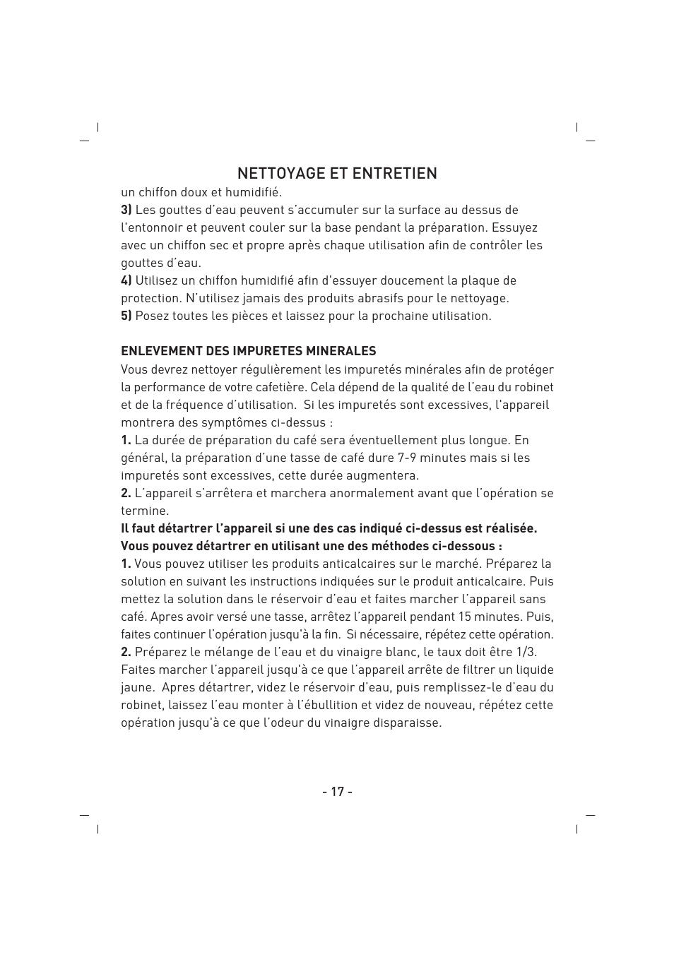 SINBO SCM 2917 User Manual | Page 18 / 51