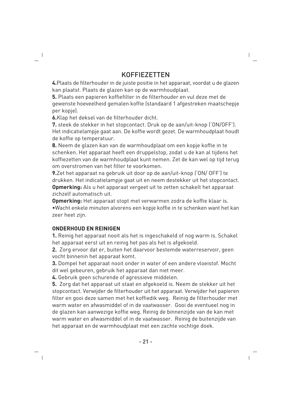 SINBO SCM 2917 User Manual | Page 22 / 51