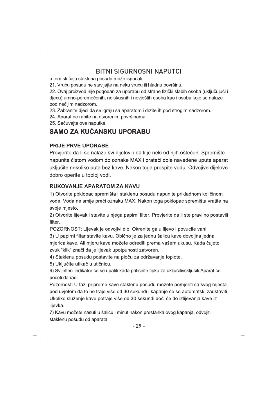 SINBO SCM 2917 User Manual | Page 30 / 51