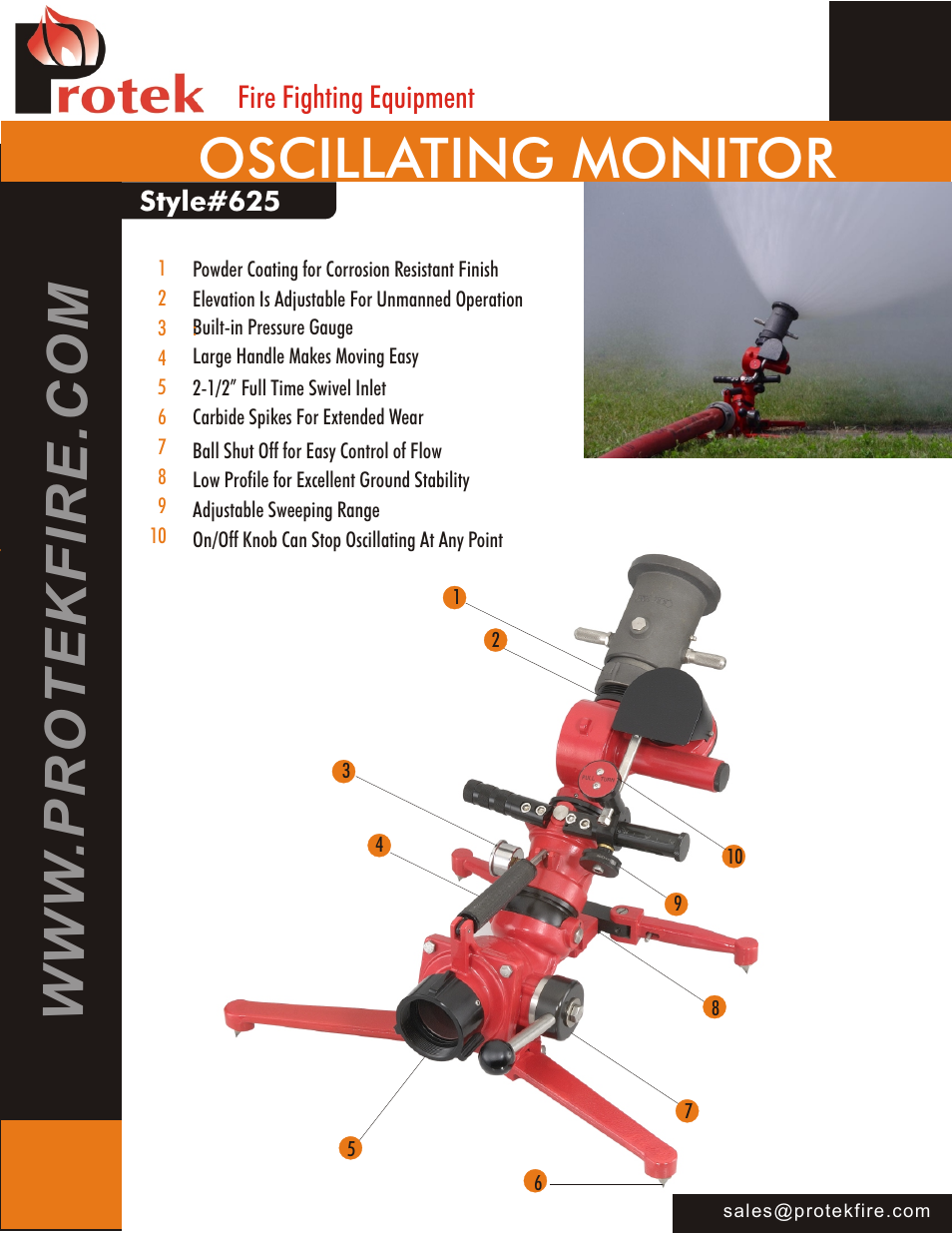 Protek 625 Ground Oscillating Monitor User Manual | 2 pages